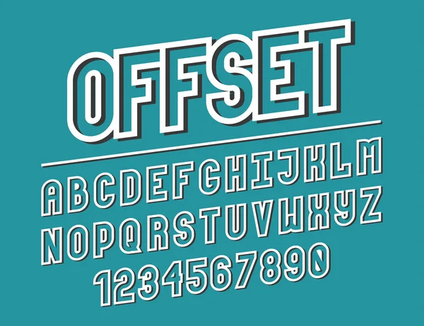 Çağdaş çizgi alfabe. Hipster soyut vektör yazı tipi.