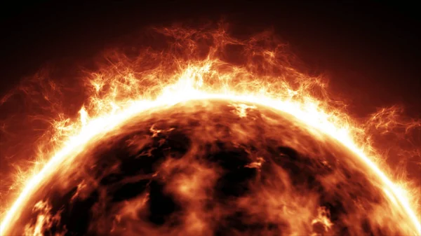 Gerçekçi güneş yüzey.