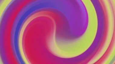 Renkli hareket dalgalı arka plan 4k soyut 3d render. Metin, tasarım ve sunum için mükemmeldir. Soyut dalgalar ve girdaplar.