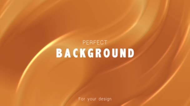 Abstrato Renderização Fundo Ondulado Movimento Colorido Perfeito Para Texto Design — Vídeo de Stock