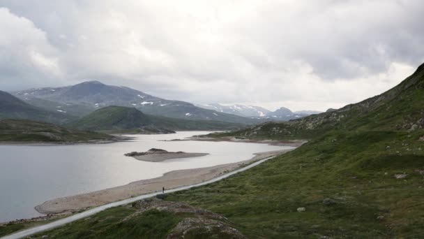 Zeitraffer-Aufnahmen. Nationalpark Jotunheimen, Norwegen. — Stockvideo