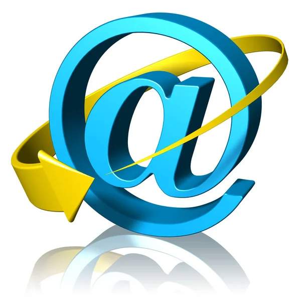 Illustration Mail Mail Symbol Für Kommunikation Und Kontakte — Stockfoto