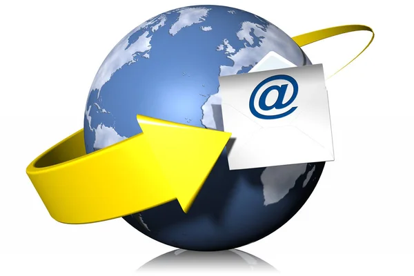 Illustration Mail Mail Symbol Für Kommunikation Und Kontakte — Stockfoto