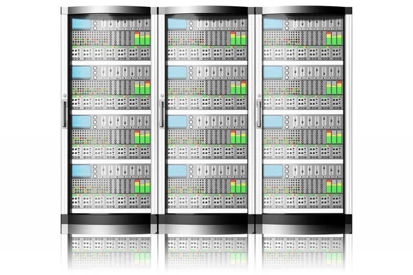 Illustratie Server Computergegevens Verbinding Opslag Van Computergegevens Toepassingen — Stockfoto