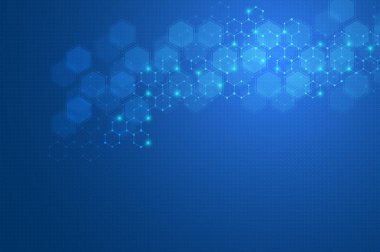 Tıbbi teknoloji ya da bilim geçmiş. Moleküler yapısı ve kimyasal bileşikler.