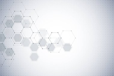 Moleküler yapı arka planı. Molekül DNA ile soyut arkaplan.