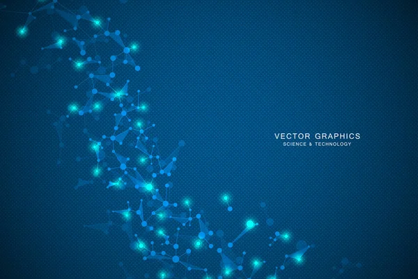 Moleküler yapısı arka plan. Genetik ve bilim araştırma