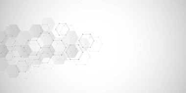 Moleküler yapısı ve kimyasal elementler. Soyut molekülleri arka plan. Bilim ve dijital teknoloji kavramı. Bilimsel ve teknolojik tasarım vektör çizim.