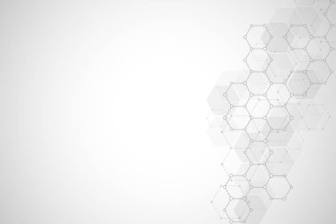 Moleküler yapısı ve kimyasal elementler. Soyut molekülleri arka plan. Bilim ve dijital teknoloji kavramı. Gösterim amacıyla bilimsel ve teknolojik tasarım.