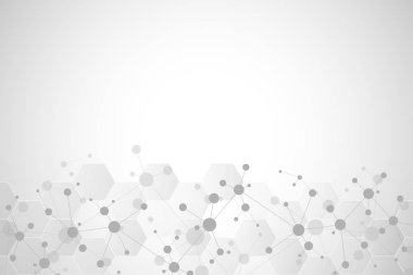 Moleküler yapıları ve neural ağ ile soyut geometrik doku. Molekülleri Dna ve genetik araştırma. Pleksus arka plan. Vektör çizim tıbbi, bilimsel ve teknolojik tasarım için.