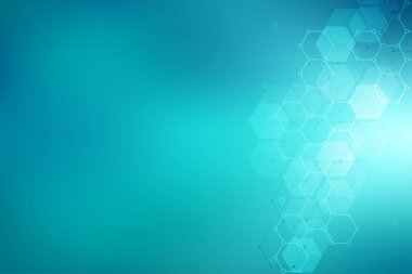 Moleküler yapıları ve altıgen yanarak bahislerin doğru öğeleri. Soyut geometrik arka plan molekülleri ve iletişim ile. Altıgen yanarak bahislerin doğru desen tıp ya da bilim ve teknoloji tasarım için.