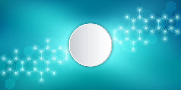 Молекулярные структуры и элементы шестиугольников. Абстрактный геометрический фон с молекулами и коммуникацией. Шестиугольник для медицинского или научно-технического проектирования
.