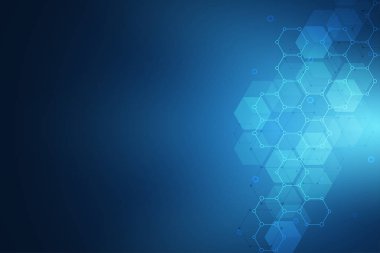 Moleküler yapıları ve altıgen yanarak bahislerin doğru öğeleri. Soyut geometrik arka plan molekülleri ve iletişim ile. Altıgen yanarak bahislerin doğru desen tıp ya da bilim ve teknoloji tasarım için.