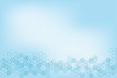 Moleküler yapıları ve Kimya Mühendisliği ile geometrik arka plan dokusu. Altıgen yanarak bahislerin doğru deseninin arka plan. Vektör çizim tıbbi veya bilimsel ve teknolojik modern tasarımı için.