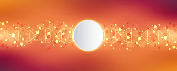 Σκέλος DNA και μοριακή δομή. Γενετική μηχανική ή εργαστηριακή έρευνα. Υφή φόντου για ιατρική ή επιστημονική και τεχνολογική μελέτη. Εικονογράφηση διάνυσμα. — Διανυσματικό Αρχείο