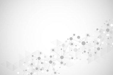 Teknoloji ve yenilik arka plan moleküler yapıları ve neural ağ ile. Molekülleri Dna ve genetik mühendisliği. Teknik ve bilimsel kavram.