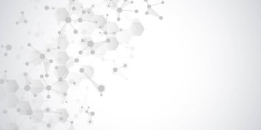 Teknoloji ve yenilik arka plan moleküler yapıları ve neural ağ ile. Molekülleri Dna ve genetik mühendisliği. Teknik ve bilimsel kavram.