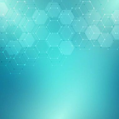 Altıgen yanarak bahislerin doğru deseni ile tıbbi arka plan. Kavram ve fikirler sağlık teknoloji, yenilik tıp, sağlık, bilim ve araştırma için.