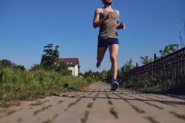 Park road Runner yakın çekim ayak