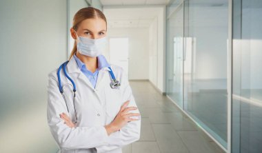 Virüs tedavisi kavramı. Karantina. 