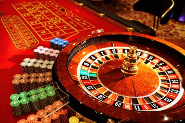 Kumarhanedeki rulet. Casino konsepti