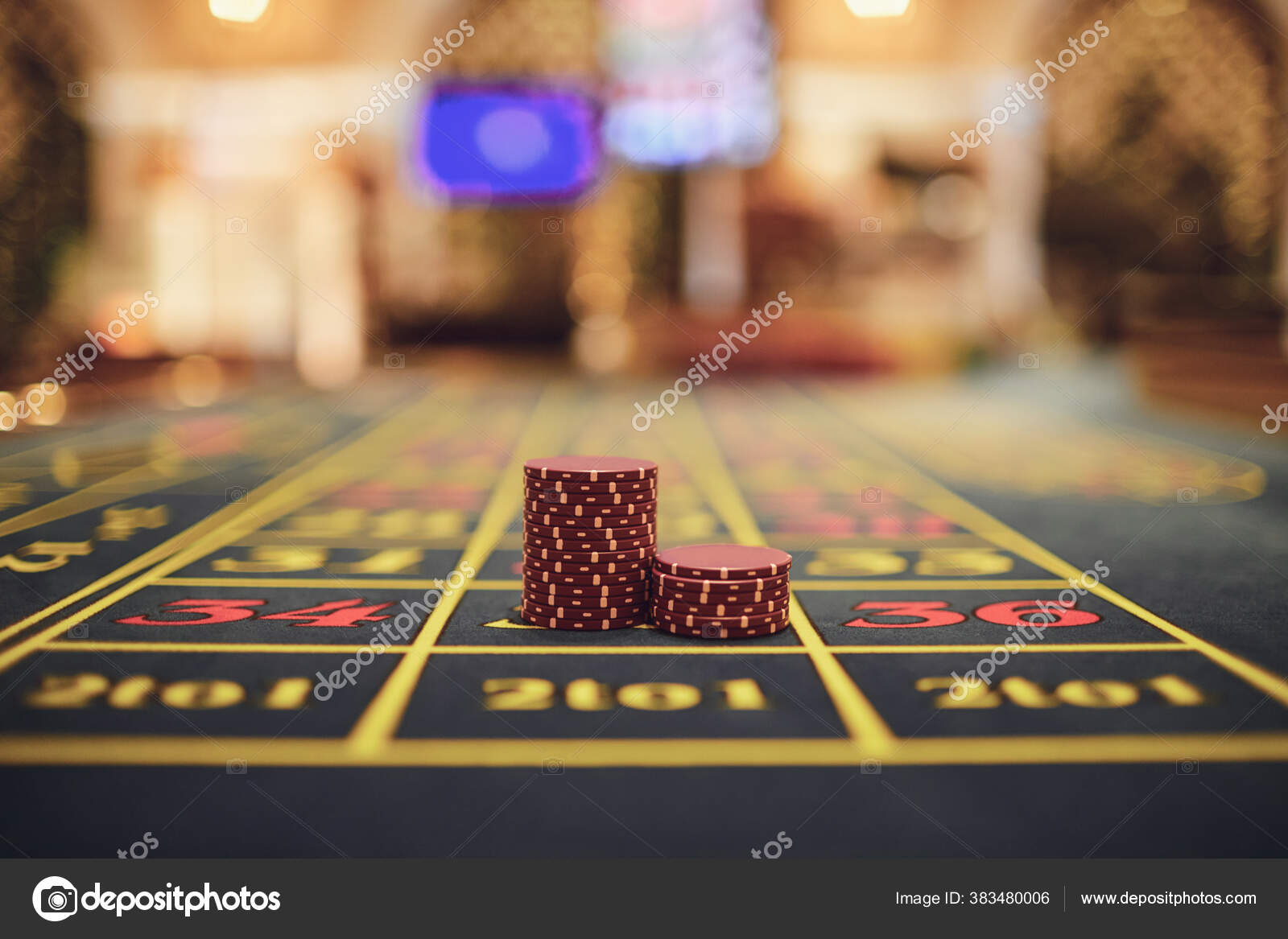 赌场轮盘赌游戏概念. ——图库图片© lacheev #383480006
