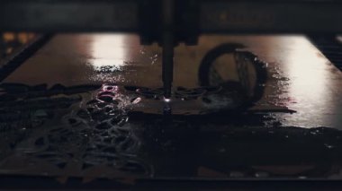 atış cam desenleri kesip plazma makine kadar kapatın