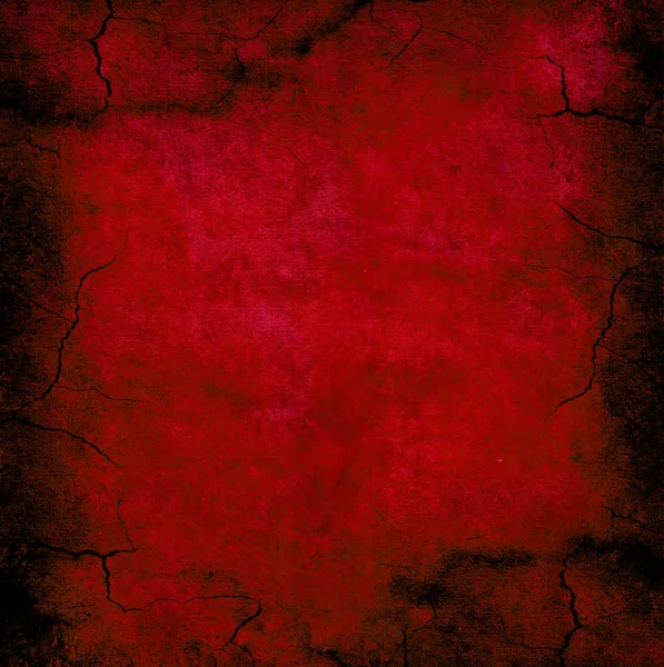 Mörk röd grunge konsistens. Spruckna och nödställda. — Stockfoto