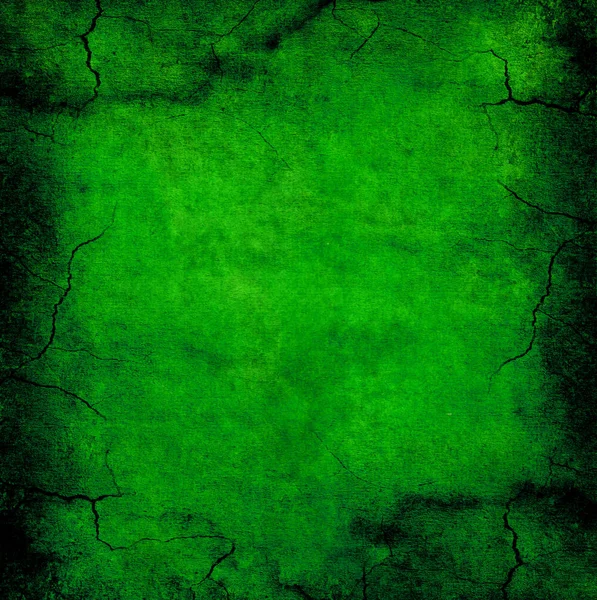 Dark green grunge texture. Cracked and distressed. — Stock Photo, Image