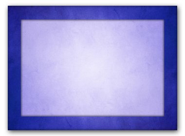 Zengin mavi grunge doku çerçevesi ve parlayan merkezi ile açık mavi iç doku ile izole resim çerçevesi. 