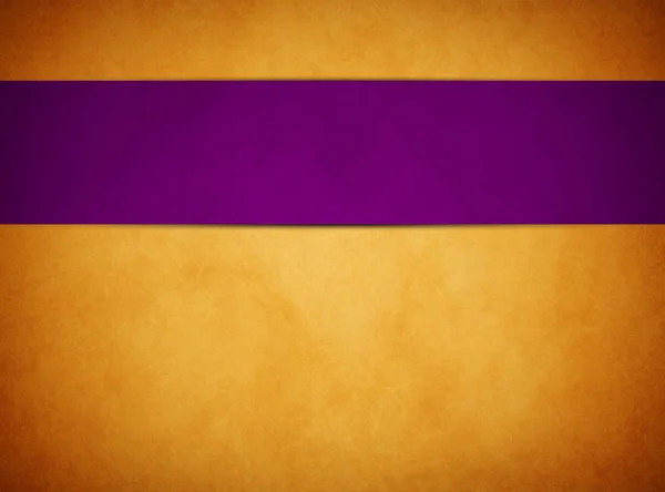 An elegant rich gold grunge texture background with a rich purple banner ribbon raised above.