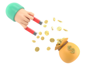 Üç boyutlu altın sikkelerin beyaz izole bir zemin üzerinde altın madeni paraların içine düşmesi. Zenginlik kavramı. 3d illüstrasyon.