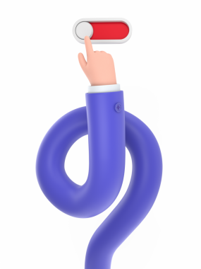 At nalı mıknatısı ve mıknatısı olan 3 boyutlu mavi karakter..