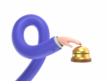 Elinde mavi çan olan altın çan