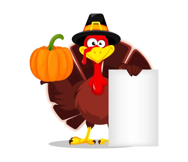 Happy Thanksgiving Kartkę Życzeniami Plakat Lub Ulotki Wakacje Święto Dziękczynienia — Wektor stockowy