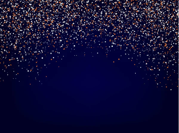 Confettis Colorés Tombant Ciel Sur Fond Bleu Résumé Contexte Modèle — Image vectorielle