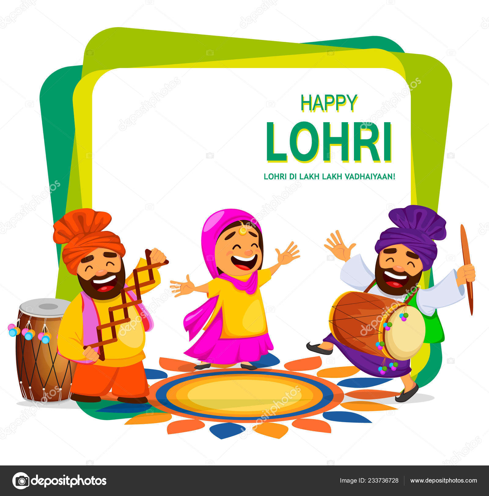 Popular Winter Punjabi Folk Festival Lohri Funny Indian Woman Two Stock Vector Image by ©VectorKIF #233736728 Popular Winter Punjabi Folk Festival Lohri Funny Indian Woman Two Stock Vector Image by ©VectorKIF #233736728