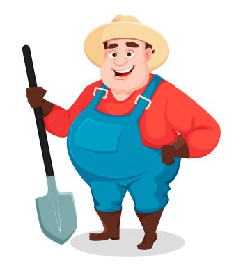 Şişman çiftçi, ziraat mühendisi. Komik bahçıvan 