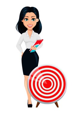 Modern genç iş kadını kavramı