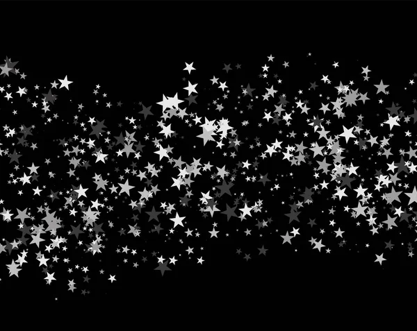 Glitzermuster aus Sternen — Stockvektor