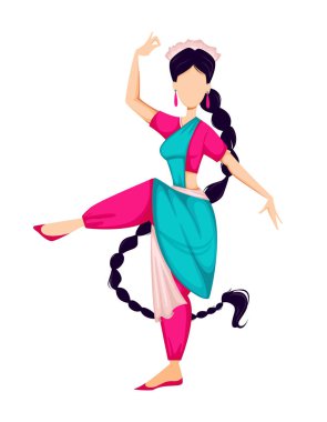 Mutlu Onam. Hintli kadın dans