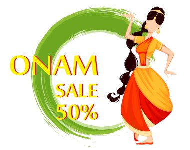 Mutlu Onam. Hintli kadın dans