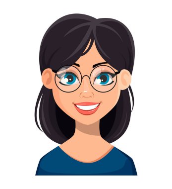 Güzel kadının yüz ifadesi