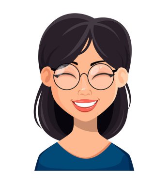 Güzel kadının yüz ifadesi