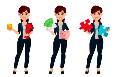 genç güzel iş kadını 