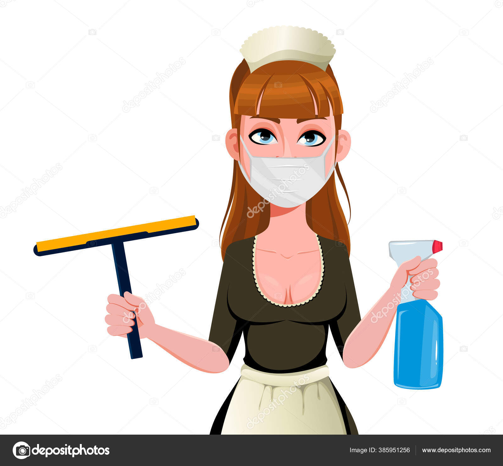 Femme Menage Femme Menage Femme Menage Souriante Joyeux Personnage Dessin Image Vectorielle Par Vectorkif C Illustration Femme Menage Femme Menage Femme Menage Souriante Joyeux Personnage Dessin Image Vectorielle Par Vectorkif C Illustration