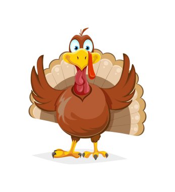 Happy Thanksgiving Day. Funny Thanksgiving clipart