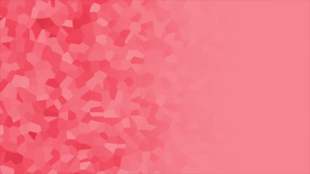シンプルで古典的な抽象パターン 赤色背景 最小の幾何学的な赤い勾配の背景 — ストック動画