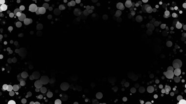 Işıklı siyah bokeh arkaplanı