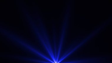 Karanlık arkaplanda soyut ışık ışınları, vektör illüstrasyonu